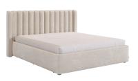 Ева Кровать 1600*2000 с основанием/Крем велюр