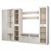 Стенка в гостиную МН-02.14  мдф кашемир дуб латте