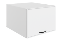 БАРИСТА Шкаф навесной L800 H360 1 дв.гл.гориз. Белый