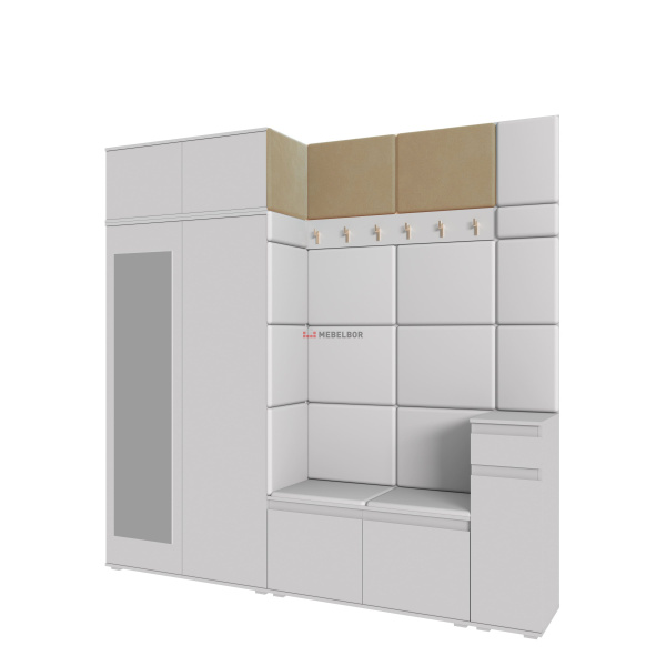 STARK Прихожая комплект панелей К-3 NEO 03 /Велюр Бежевый STARK Прихожая комплект панелей К-3 NEO 03 /Велюр Бежевый