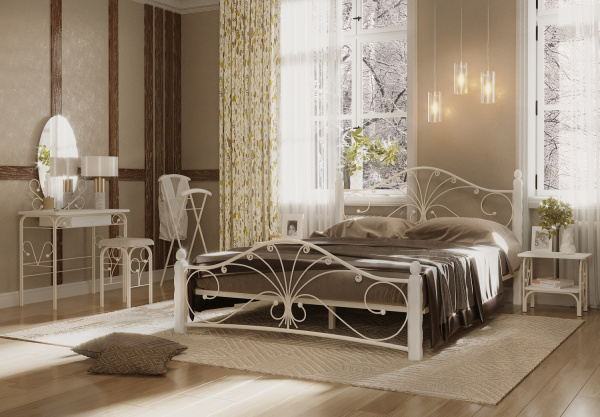 Кровать Фортуна 1  140*200 с основанием