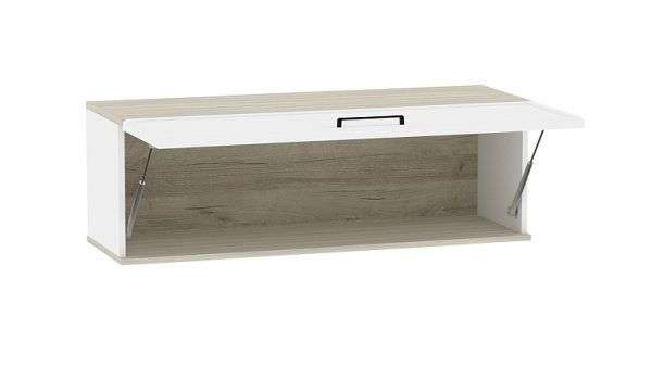 Aurelio 81 Шкаф навесной Белый-Блеквуд Сатиновый Aurelio 81 Шкаф навесной Белый-Блеквуд Сатиновый