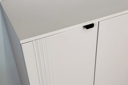 Комод 3 Рич кашемир/фрапучино матовый/черный Комод 3 Рич кашемир/фрапучино матовый/черный