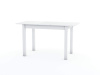 Стол Каспер 20(150)*75*75,/белая эмаль