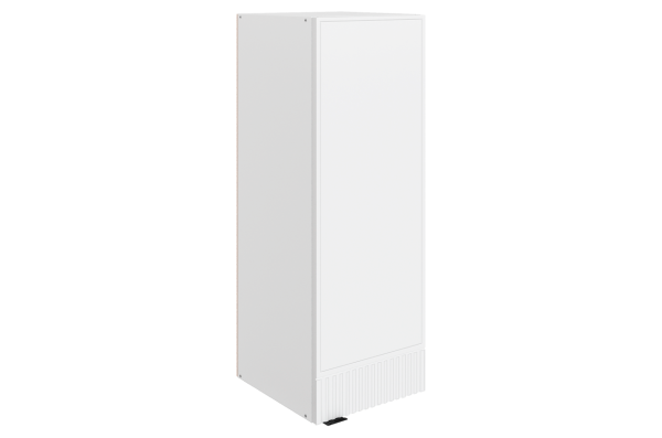 БАРИСТА Шкаф рабочий L300 (1 дв.гл )(правый) (белый/милк матовый)