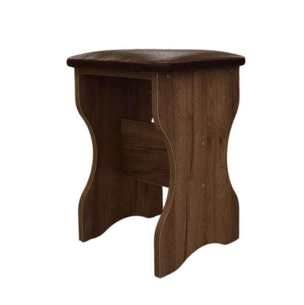 Табурет БН-200 Дуб крафт/сиденье к/зам 305-02 (коричневая)  Табурет БН-200 Дуб крафт/сиденье к/зам 305-02 (коричневая)