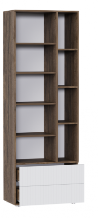 Пенал Вертикаль МДФ 1 кат. Дуб самдал, МДФ Белоснежный, Правый