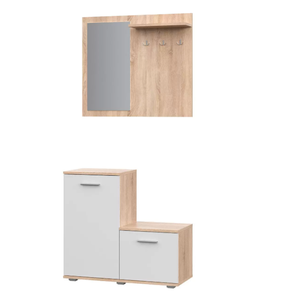 Прихожая FUN  Дуб сонома/Белый Прихожая FUN  Дуб сонома/Белый