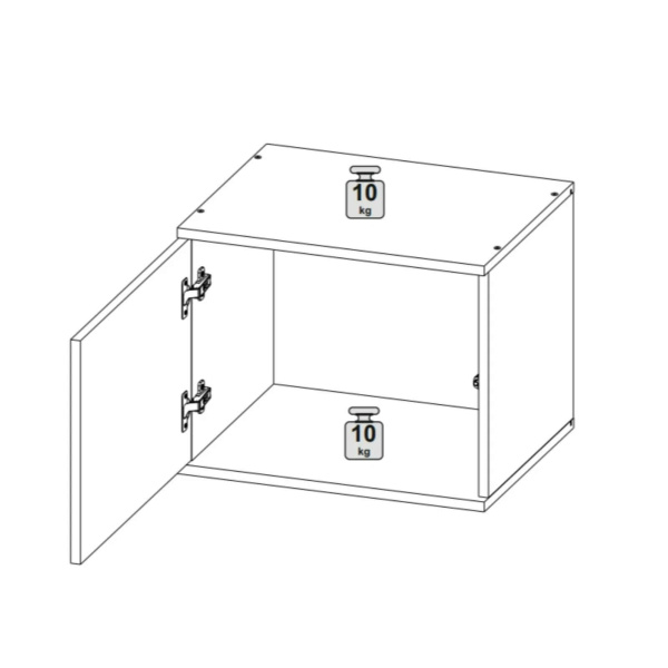 STARK Прихожая Антресоль 50/ Белый  STARK Прихожая Антресоль 50/ Белый