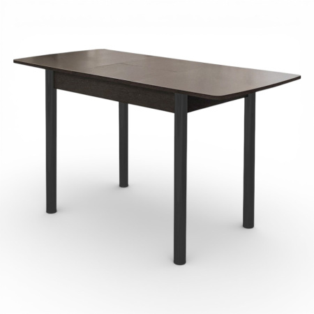 Стол кухонный  Уют 3 90(+35)*60*75 венге/Черный