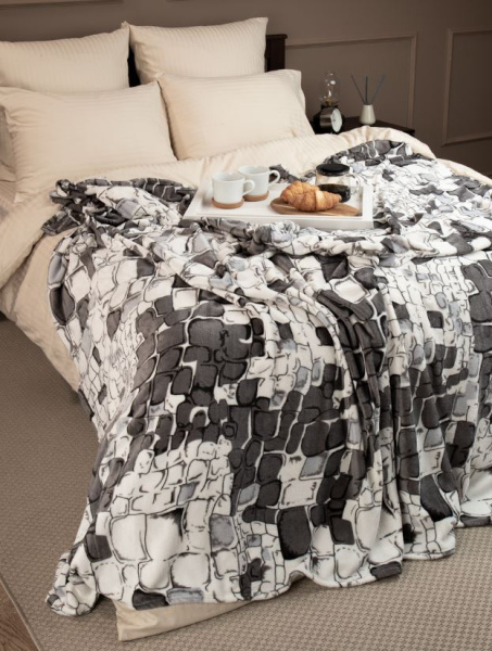 Плед Texpublic  фл печатн скрутка 150*200 см АРТ.24778