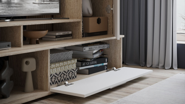 Гостиная Сиена Дуб Сонома/Белый ясень