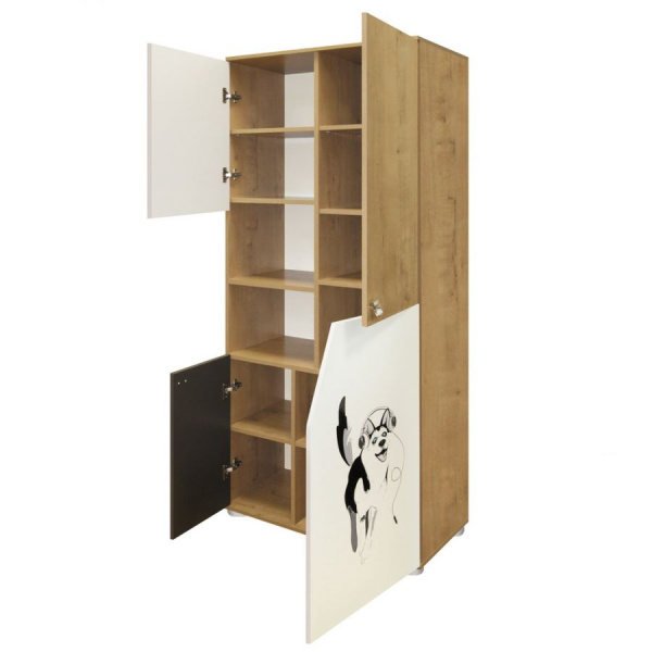 Фрэнд Шкаф общего назначения (Дуб Бунратти/Белый/Скала) Фрэнд Шкаф общего назначения (Дуб Бунратти/Белый/Скала)