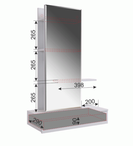 Трюмо "Мария" STA-01.1544 Трюмо "Мария" STA-01.1544
