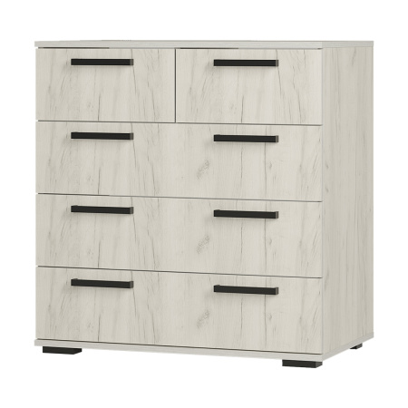 Комод Стандарт № 5 NEW  Дуб крафт белый
