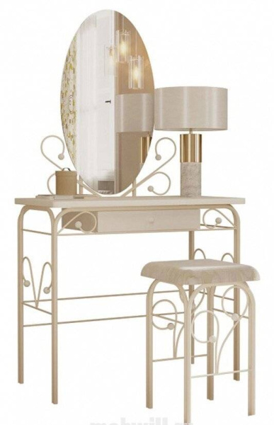 Стол туалетный Версаль ММД 303 Белый/Белый Стол туалетный Версаль ММД 303 Белый/Белый