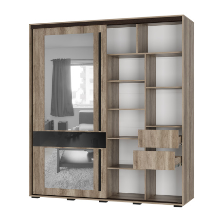 Шкаф-купе Крафт-8 1962*594*2176 Дуб каньон