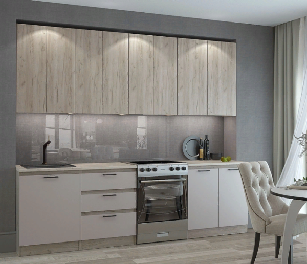 Сан-Ремо 454.29 Шкаф навесной ш80 Дуб крафт серый Сан-Ремо 454.29 Шкаф навесной ш80 Дуб крафт серый