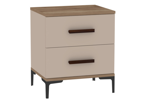 Кара 2 Тумба прикроватная Дуб Табачный Craft/Велюр Кара 2 Тумба прикроватная Дуб Табачный Craft/Велюр