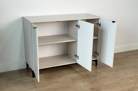 Комод 3 Рич кашемир/фрапучино матовый/черный Комод 3 Рич кашемир/фрапучино матовый/черный