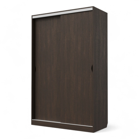 Шкаф-купе Клэр 1400х597х2200 с ящ/венге-хром