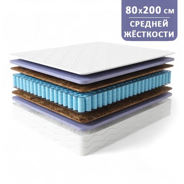 Матрас Комфорт "ЭкоЛогичный" Каскад 800*2000 Матрас Комфорт "ЭкоЛогичный" Каскад 800*2000