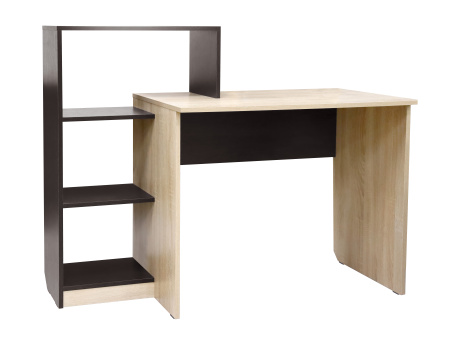 Стол письменный БН-06-02 (Левый) Венге/Сонома