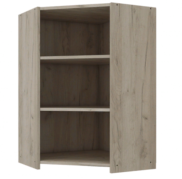 Сан-Ремо 454.30 Шкаф навесной угловой Дуб крафт серый Сан-Ремо 454.30 Шкаф навесной угловой Дуб крафт серый