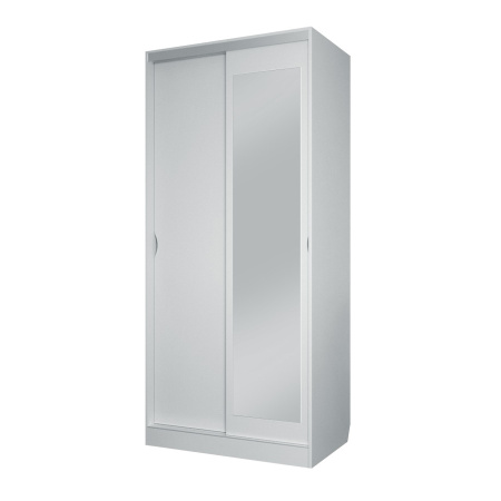 Шкаф-купе Клэр с зеркалом 1000х600х2200 Серый камень